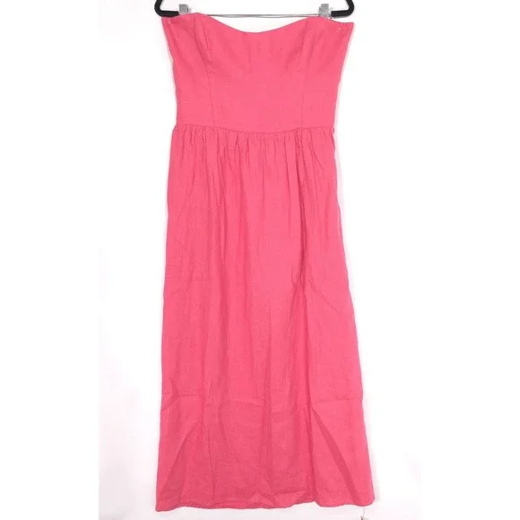 chinese dress ladies Sunset Linen Flounce Dress - Twinkle - Size 4XS main image 0
